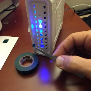 Taping the LED's